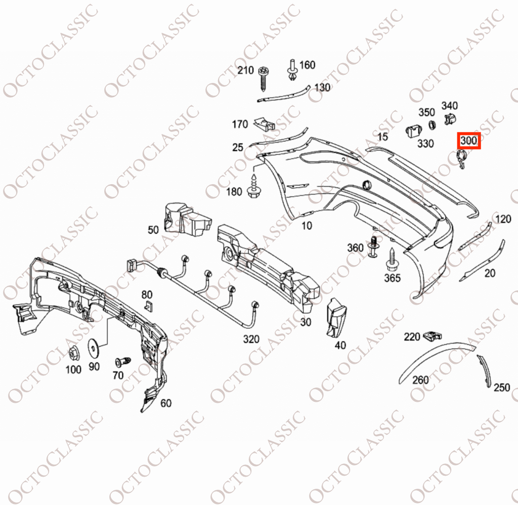 Mercedes SLK R171 Tapa gancho remolque parachoques trasero Imprimada A1718850023 Mercedes SLK R171 Tapa gancho remolque parachoques trasero Imprimada A1718850023