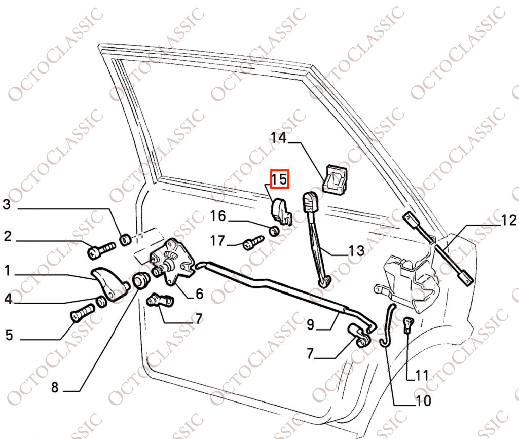 Lancia Delta HF Integrale EVO Türverriegelungsknopf Satz 2 Schwarz 82375223 Lancia Delta HF Integrale EVO Türverriegelungsknopf Satz 2 Schwarz 82375223