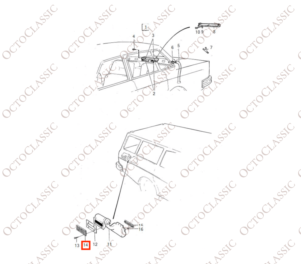 Volvo 145 245 Station Wagon Rejilla Exterior De Ventilación De Aire Negra 3522732 Volvo 145 245 Station Wagon Rejilla Exterior De Ventilación De Aire Negra 3522732