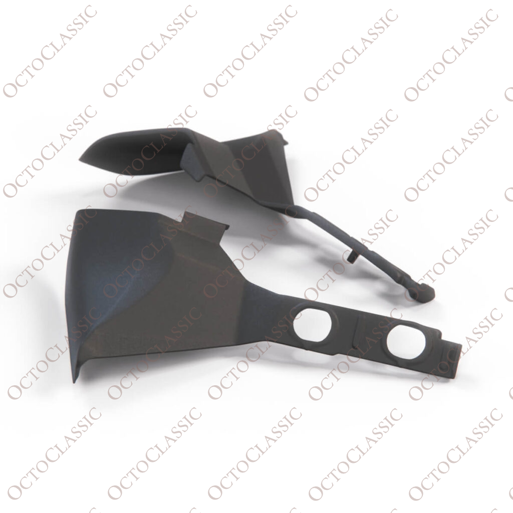 Honda Civic Hatchback EF Rear Roof Wing Covers Set Of 2 Black Honda Civic Hatchback EF Rear Roof Wing Covers Set Of 2 Black