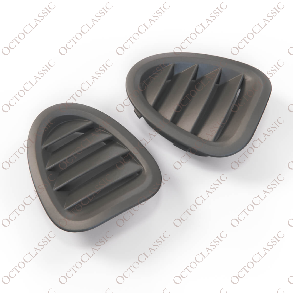 Porsche 986 / 987 Boxter / Cayman Grille d’aération du tableau de bord Dégivreur Set Of 2 All Colors 98755245501 / 98755245601 Porsche 986 / 987 Boxter / Cayman Grille d’aération du tableau de bord Dégivreur Set Of 2 All Colors 98755245501 / 98755245601