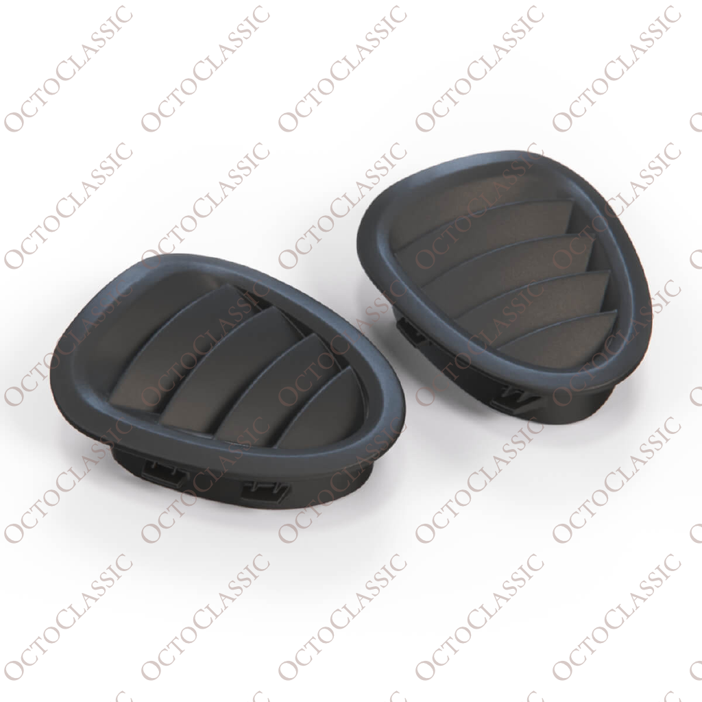 Porsche 986 / 987 Boxter / Cayman Grille d’aération du tableau de bord Dégivreur Set Of 2 All Colors 98755245501 / 98755245601 Porsche 986 / 987 Boxter / Cayman Grille d’aération du tableau de bord Dégivreur Set Of 2 All Colors 98755245501 / 98755245601