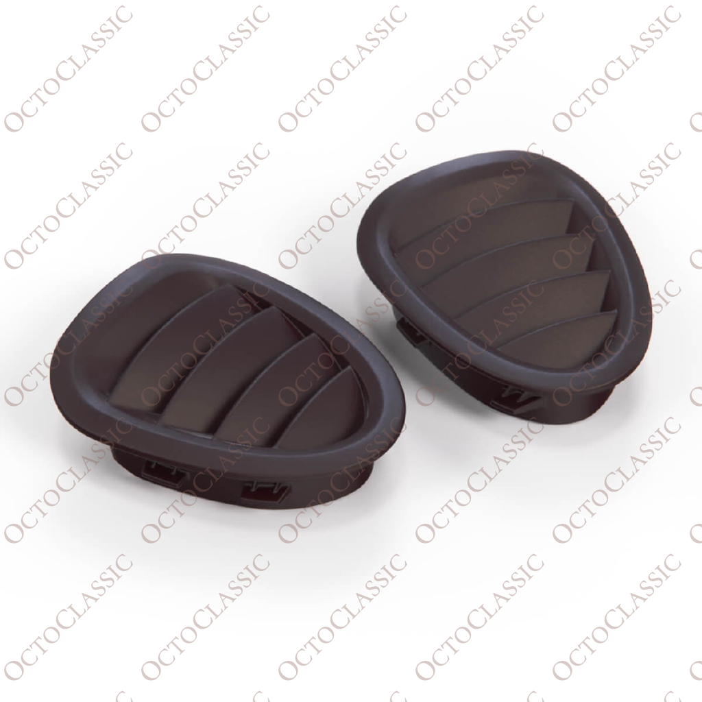 Porsche 986 / 987 Boxter / Cayman Grille d’aération du tableau de bord Dégivreur Set Of 2 All Colors 98755245501 / 98755245601 Porsche 986 / 987 Boxter / Cayman Grille d’aération du tableau de bord Dégivreur Set Of 2 All Colors 98755245501 / 98755245601