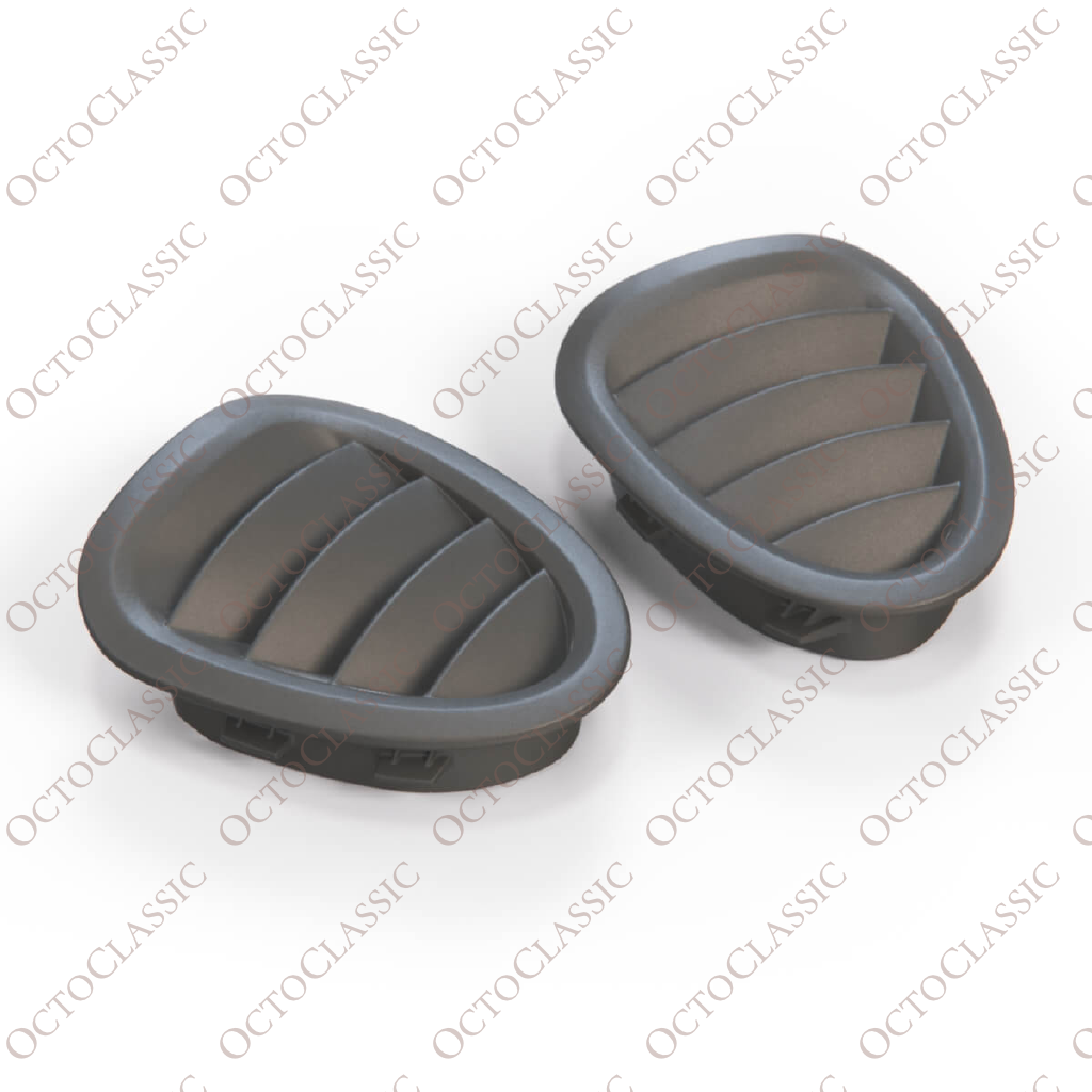 Porsche 986 / 987 Boxter / Cayman Grille d’aération du tableau de bord Dégivreur Set Of 2 All Colors 98755245501 / 98755245601 Porsche 986 / 987 Boxter / Cayman Grille d’aération du tableau de bord Dégivreur Set Of 2 All Colors 98755245501 / 98755245601