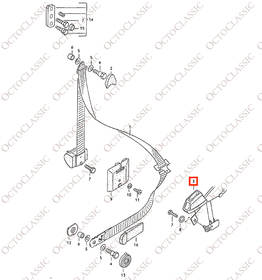 Audi 50 / 80 / VW Golf / Rabbit / Polo / Derby Gurtschlossverkleidung links oder rechts Alle Farben 861857755A / 861857756A Audi 50 / 80 / VW Golf / Rabbit / Polo / Derby Gurtschlossverkleidung links oder rechts Alle Farben 861857755A / 861857756A
