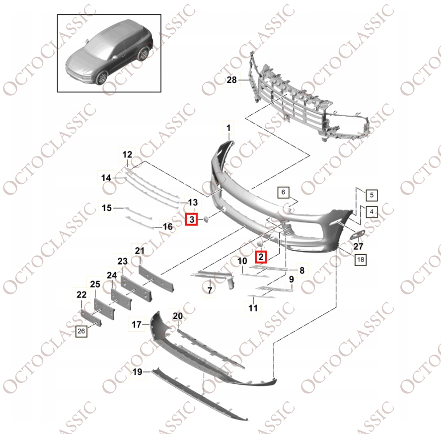 Porsche Cayenne GTS Front Bumper Tow Eye Cover Cap Left Or Right Primed 9Y0807155 / 9Y0807156 Porsche Cayenne GTS Front Bumper Tow Eye Cover Cap Left Or Right Primed 9Y0807155 / 9Y0807156