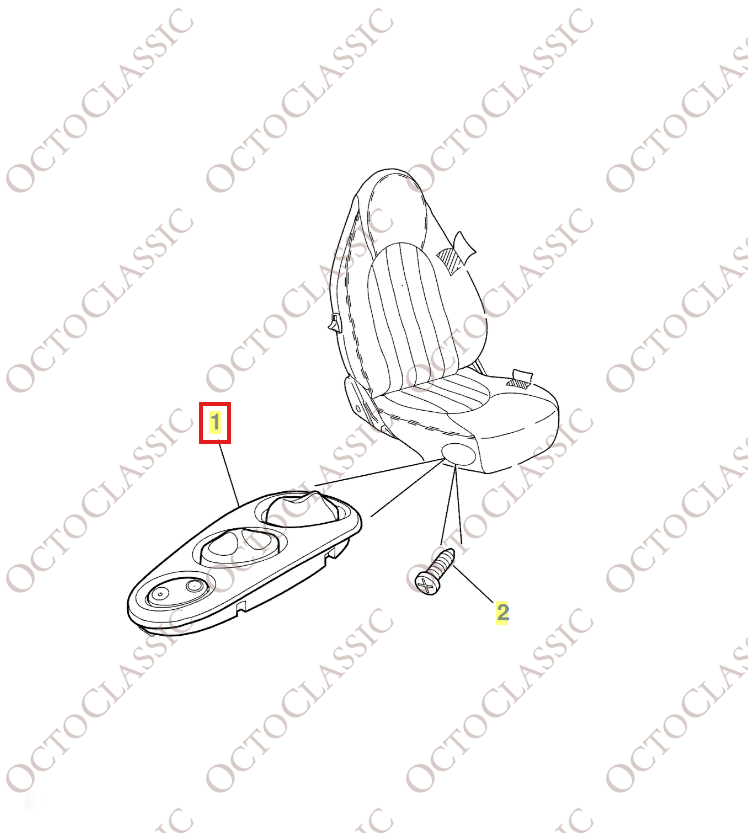 Jaguar XK8 / XKR Sitzsteuerungsschalter Verkleidung links oder rechts 2 Version LJE6035AB / LJE6030AB /LJB6035AA / LJB6030AA Jaguar XK8 / XKR Sitzsteuerungsschalter Verkleidung links oder rechts 2 Version LJE6035AB / LJE6030AB /LJB6035AA / LJB6030AA