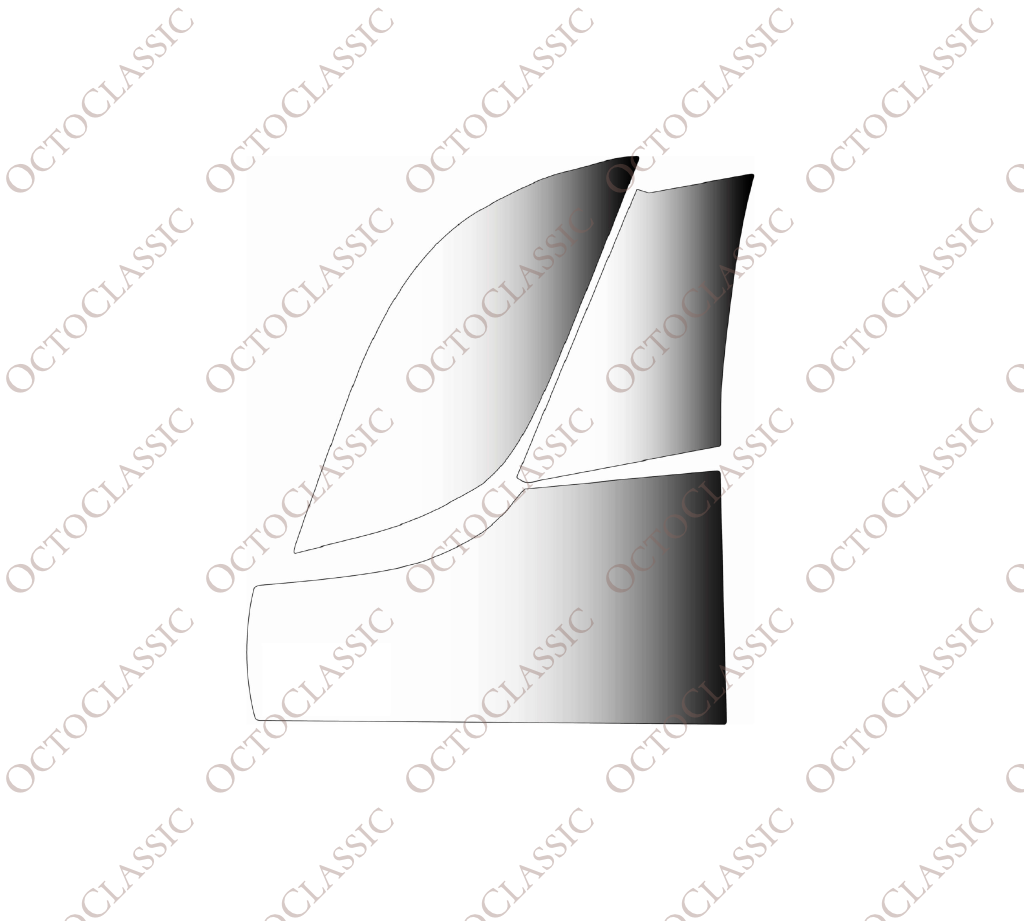 Audi A6 C8 / A7 C8 Hintere Tür / Schweller / Kotflügel PPF-Schutzfolie – 2er Set links und rechts Audi A6 C8 / A7 C8 Hintere Tür / Schweller / Kotflügel PPF-Schutzfolie – 2er Set links und rechts