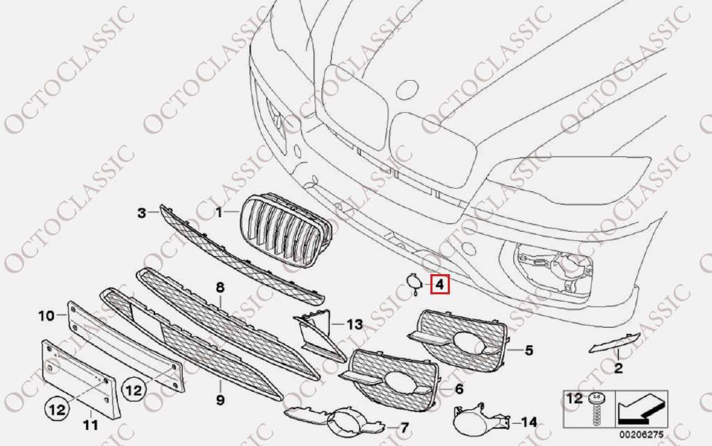BMW X6 E71 paraurti anteriore gancio di traino occhiello coperchio innescato sinistra o destra 51112147595 / 51117176276 BMW X6 E71 paraurti anteriore gancio di traino occhiello coperchio innescato sinistra o destra 51112147595 / 51117176276