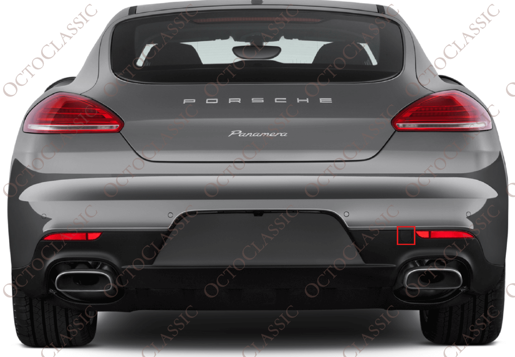 Porsche Panamera Bumper Tow Eye Hook Cover Cap Black 97050580301 Porsche Panamera Bumper Tow Eye Hook Cover Cap Black 97050580301