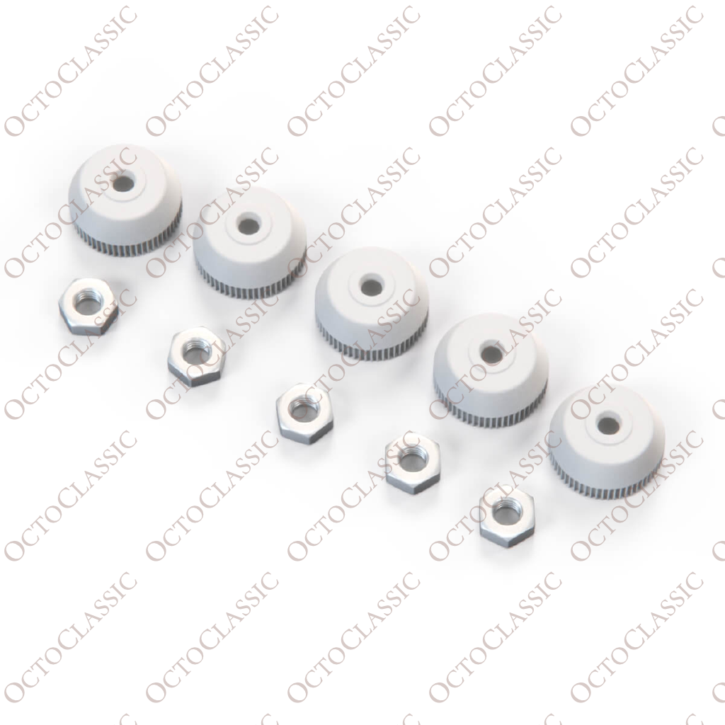 Mercedes W123 Bisel del Faro Tuerca de plástico Juego de 5 Blanco 1089900057 Mercedes W123 Bisel del Faro Tuerca de plástico Juego de 5 Blanco 1089900057