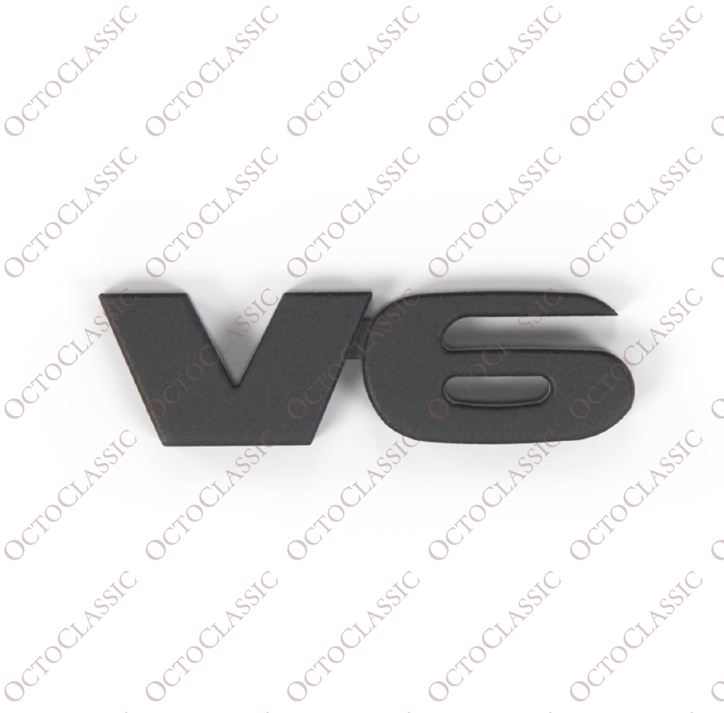 Toyota Tacoma SR5 V6 Badge Emblem Black PT9483518002 Toyota Tacoma SR5 V6 Badge Emblem Black PT9483518002
