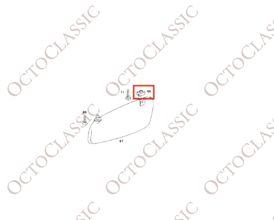 W116 Pare-soleil Clips Toutes couleurs, Lot de 2 NOUVEAU (Mercedes-Benz) 1168110041 W116 Pare-soleil Clips Toutes couleurs, Lot de 2 NOUVEAU (Mercedes-Benz) 1168110041