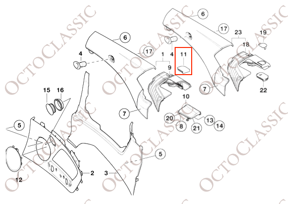 BMW E46 Rear Interior Trim Cover Right Or Left (51717022390/51717022389) BMW E46 Rear Interior Trim Cover Right Or Left (51717022390/51717022389)