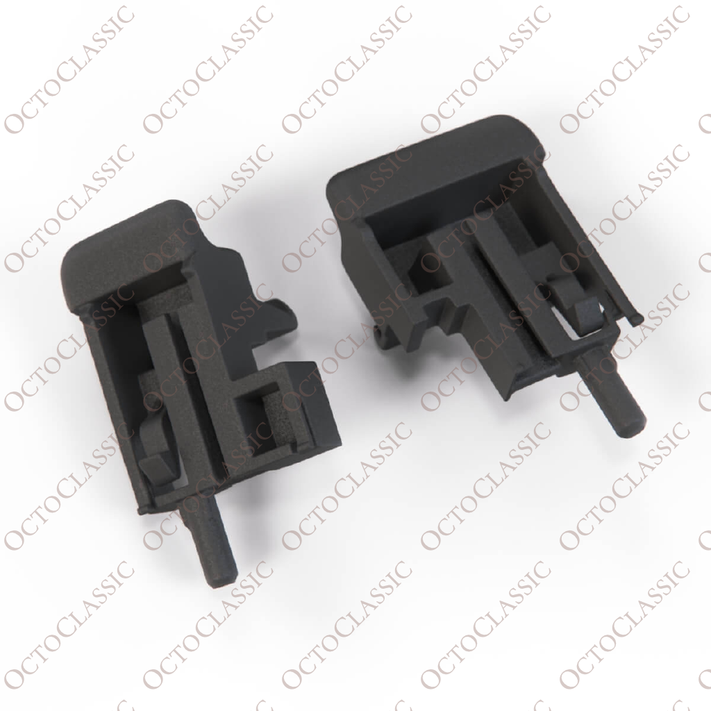 Mercedes W208 Coperchio console centrale Bracciolo Latch Nero Set di 2 Mercedes W208 Coperchio console centrale Bracciolo Latch Nero Set di 2