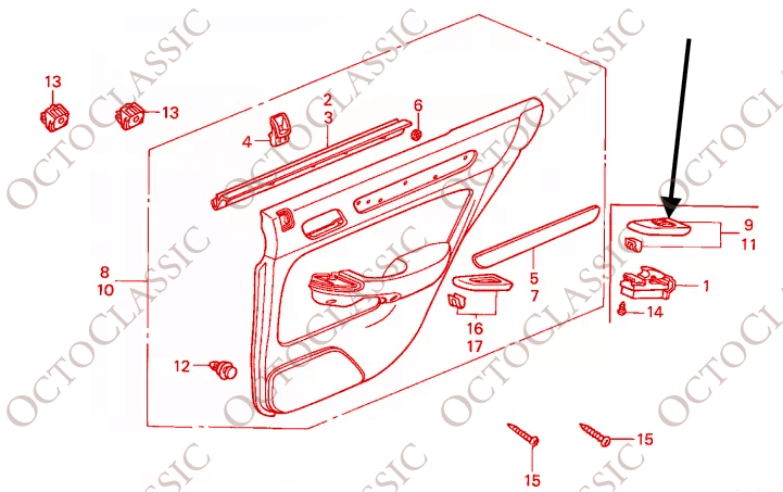 Honda Accord Rear Window Lift Button Cover Left or Right Black 83793S1AE21050 Honda Accord Rear Window Lift Button Cover Left or Right Black 83793S1AE21050