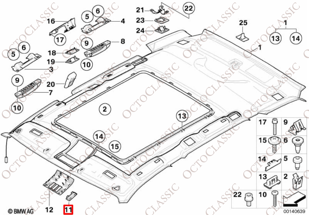BMW X3 E83 Wnętrze Podsufitka Szyberdach 51443412636 BMW X3 E83 Wnętrze Podsufitka Szyberdach 51443412636
