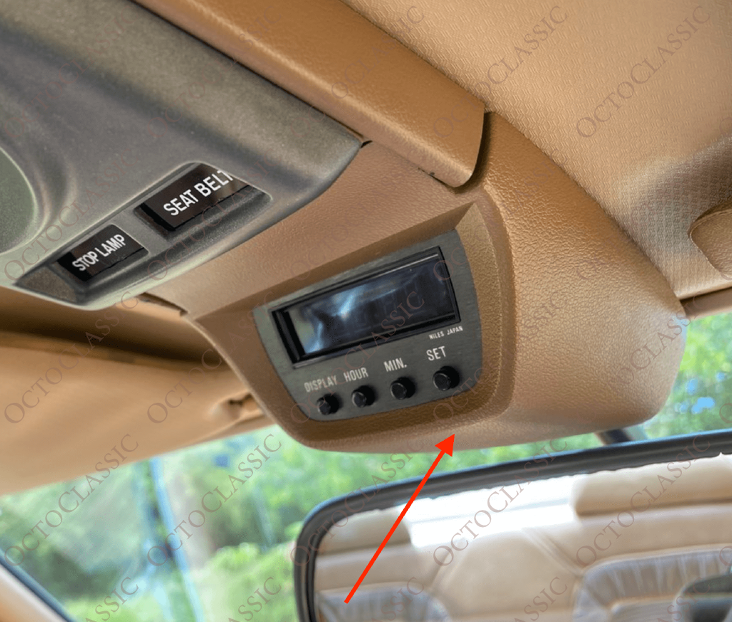Mitsubishi Galant Lambda / Sapporo II Roof Clock Housing Trim All Colors MB108570 Mitsubishi Galant Lambda / Sapporo II Roof Clock Housing Trim All Colors MB108570