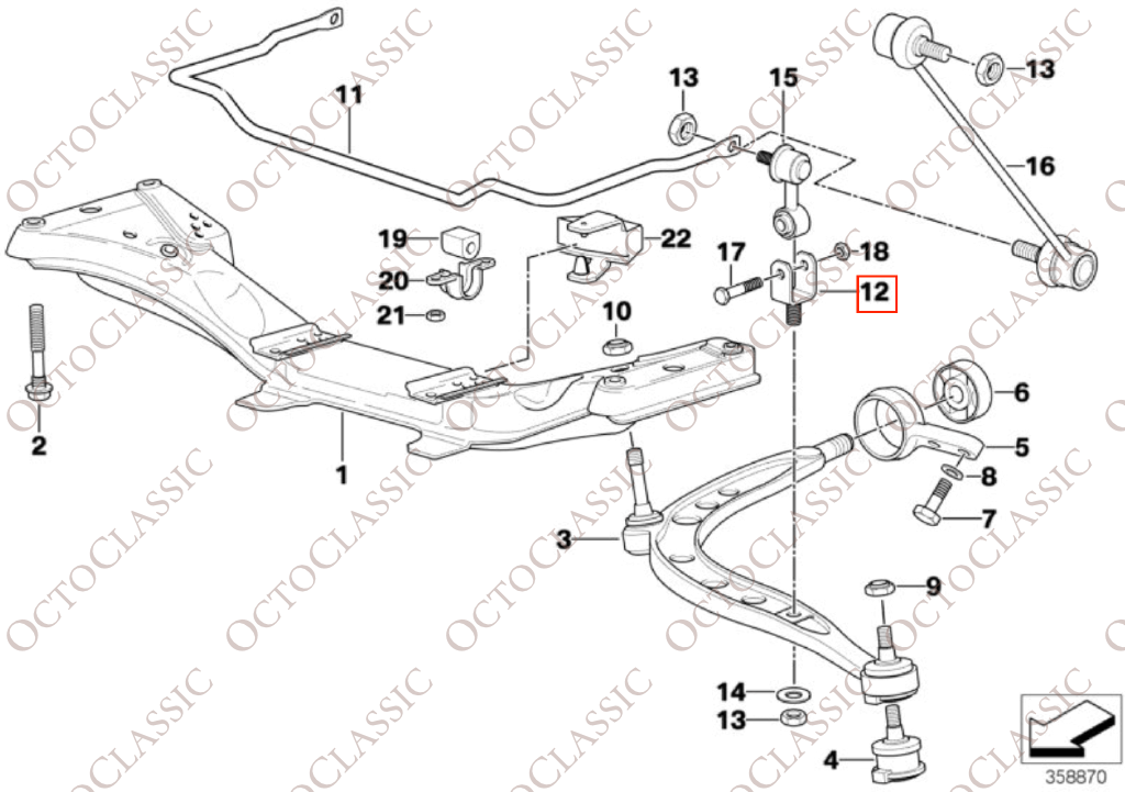 BMW E30 / E36 / Z1 / Z3 Staffa di supporto dell’oscillazione Set di 2 31351127263 BMW E30 / E36 / Z1 / Z3 Staffa di supporto dell’oscillazione Set di 2 31351127263
