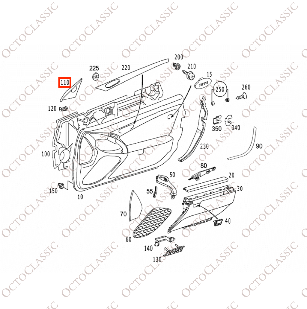 Mercedes SL R230 Specchio interno Rivestimento in pelle sinistra o destra Tutti i colori A2307200211 / A2307200411 Mercedes SL R230 Specchio interno Rivestimento in pelle sinistra o destra Tutti i colori A2307200211 / A2307200411