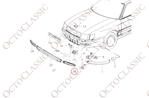 Audi A8 D2 Grill Zderzaka Przód Prawy Lub Lewy Nowy 4D0853683K 4D0853684K Audi A8 D2 Grill Zderzaka Przód Prawy Lub Lewy Nowy 4D0853683K 4D0853684K