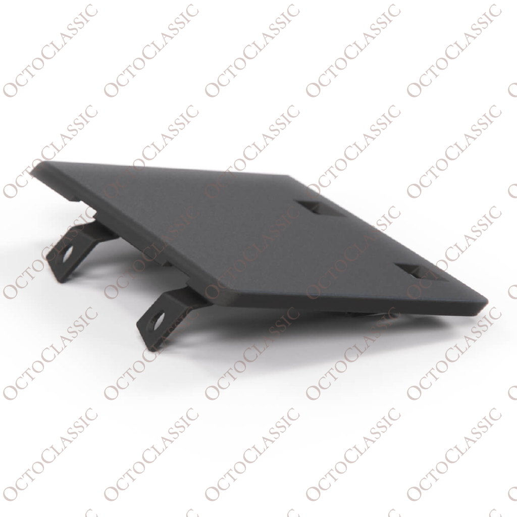 Tapa del gancho de remolque del parachoques delantero Saab 9000 Negro o imprimado 9082850 / 4090858-AA Tapa del gancho de remolque del parachoques delantero Saab 9000 Negro o imprimado 9082850 / 4090858-AA