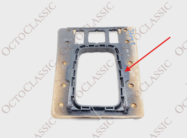 Panel de control de la caja de cambios manual Mercedes W201 Soporte de plástico negro A2016830006 Panel de control de la caja de cambios manual Mercedes W201 Soporte de plástico negro A2016830006