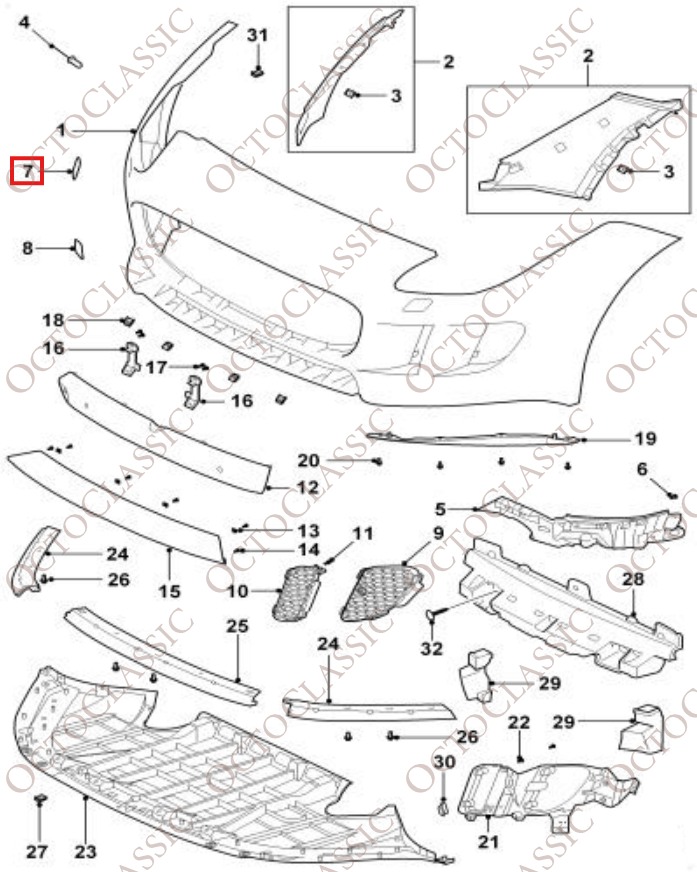 Jaguar F-Type – Jeu de 2 capuchons de gicleurs de lave-phares EX5313L019AA / C2P22198LML Jaguar F-Type – Jeu de 2 capuchons de gicleurs de lave-phares EX5313L019AA / C2P22198LML
