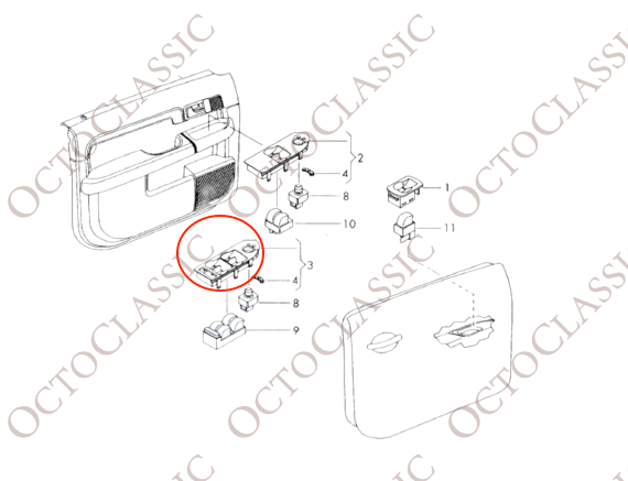 Audi A2 Soporte interruptor Soul (Negro) 8Z 8Z1959521A 7PE Audi A2 Soporte interruptor Soul (Negro) 8Z 8Z1959521A 7PE
