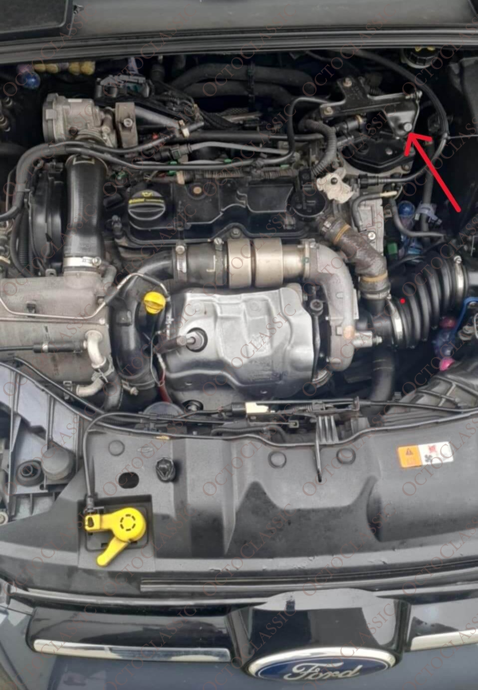 Ford Focus Mk3 1.6 TDCi Econetic Engine Cover Rubber Black Ford Focus Mk3 1.6 TDCi Econetic Engine Cover Rubber Black