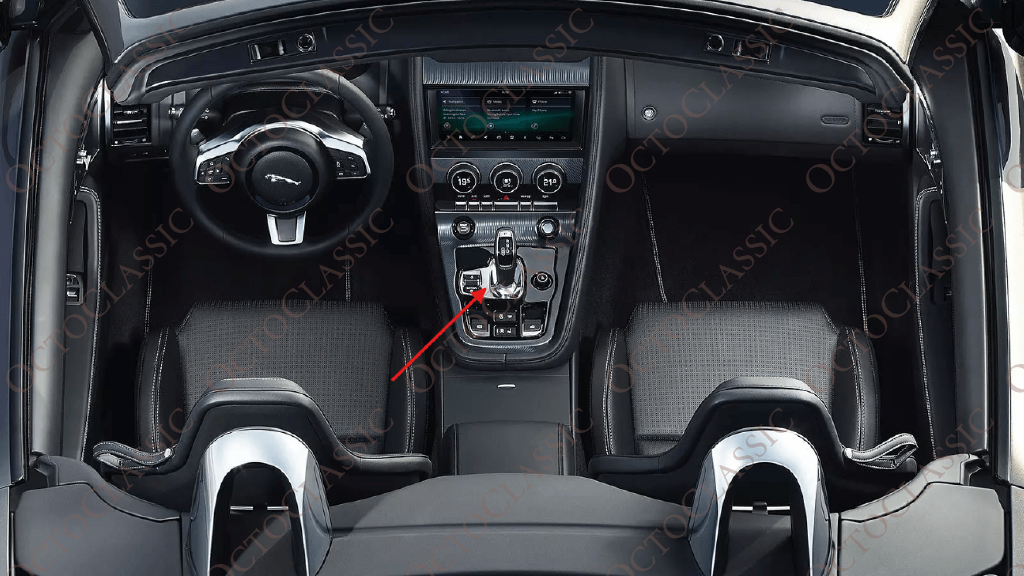 Jaguar F-Type X152 Selettore del cambio Surround Trim LHD O RHD EX53-046C34-A / EX53-046C34-B Jaguar F-Type X152 Selettore del cambio Surround Trim LHD O RHD EX53-046C34-A / EX53-046C34-B