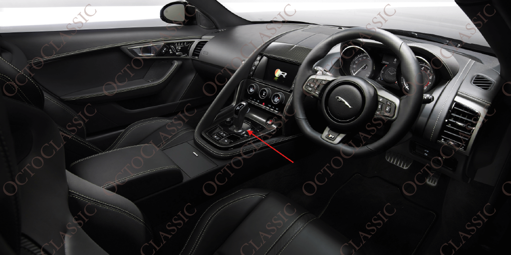 Jaguar F-Type X152 Selettore del cambio Surround Trim LHD O RHD EX53-046C34-A / EX53-046C34-B Jaguar F-Type X152 Selettore del cambio Surround Trim LHD O RHD EX53-046C34-A / EX53-046C34-B