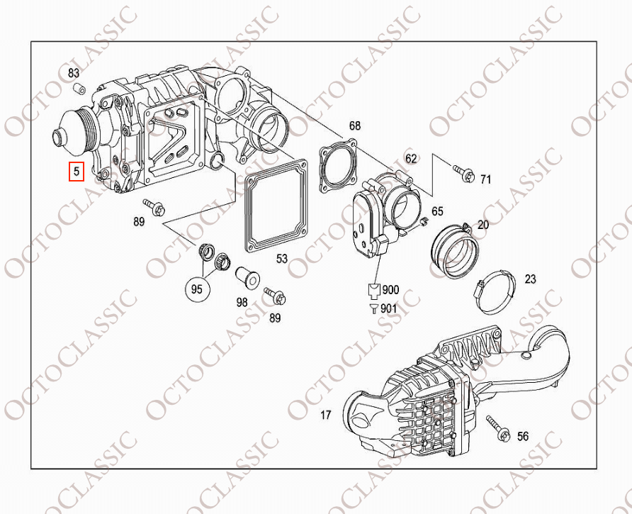 Mercedes W204 / W210 / W211 Kompressor Kompressor Feder A2710902380 Mercedes W204 / W210 / W211 Kompressor Kompressor Feder A2710902380