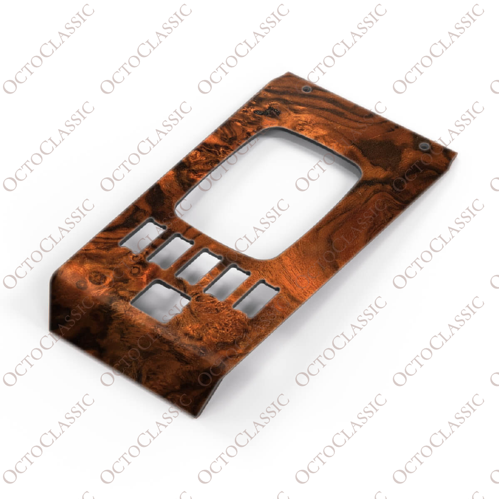 Mercedes W107 Holz Mittelkonsole Manuelle Schalthebelverkleidung Zebrano / Walnuss A1076801008 Mercedes W107 Holz Mittelkonsole Manuelle Schalthebelverkleidung Zebrano / Walnuss A1076801008