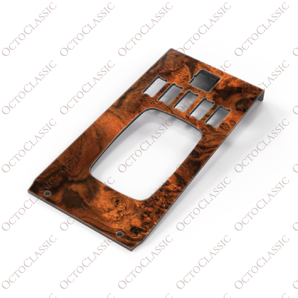 Mercedes W107 Holz Mittelkonsole Manuelle Schalthebelverkleidung Zebrano / Walnuss A1076801008 Mercedes W107 Holz Mittelkonsole Manuelle Schalthebelverkleidung Zebrano / Walnuss A1076801008