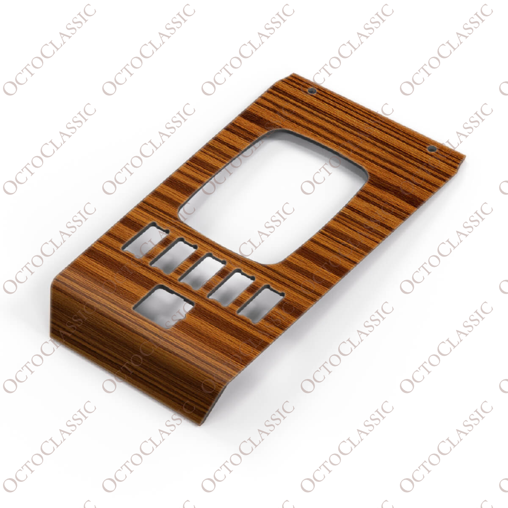 Mercedes W107 Holz Mittelkonsole Manuelle Schalthebelverkleidung Zebrano / Walnuss A1076801008 Mercedes W107 Holz Mittelkonsole Manuelle Schalthebelverkleidung Zebrano / Walnuss A1076801008