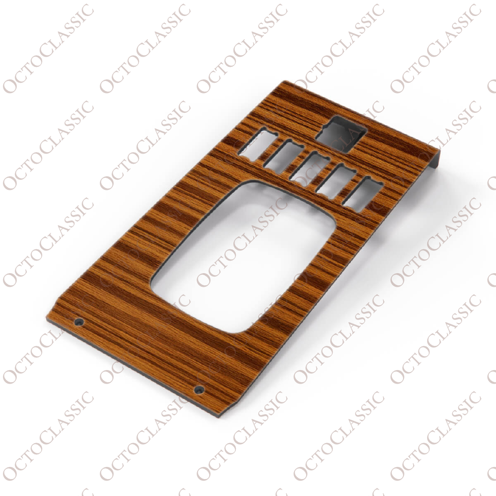 Mercedes W107 Holz Mittelkonsole Manuelle Schalthebelverkleidung Zebrano / Walnuss A1076801008 Mercedes W107 Holz Mittelkonsole Manuelle Schalthebelverkleidung Zebrano / Walnuss A1076801008