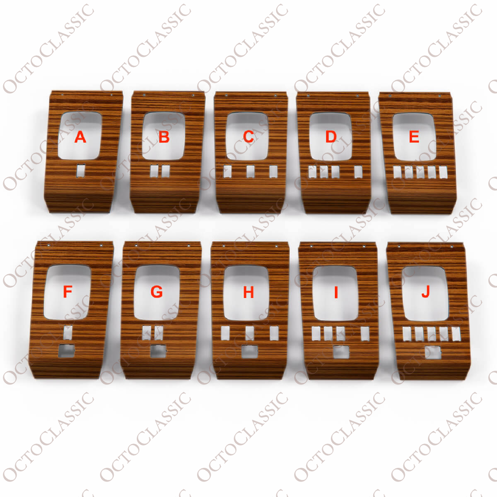 Mercedes W107 Holz Mittelkonsole Manuelle Schalthebelverkleidung Zebrano / Walnuss A1076801008 Mercedes W107 Holz Mittelkonsole Manuelle Schalthebelverkleidung Zebrano / Walnuss A1076801008