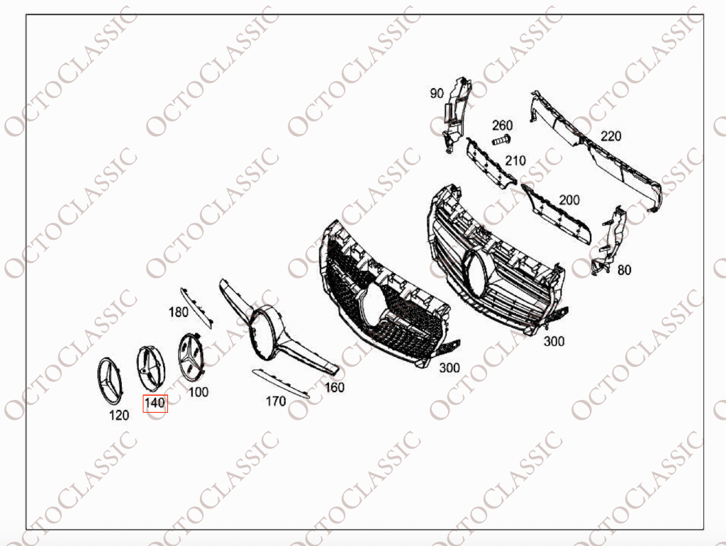 Mercedes W207 / W204 / C117 / W176 / W156 / W251 / W218 / W205 Radiator Grille Star Badge Base Plate A0008880060 Mercedes W207 / W204 / C117 / W176 / W156 / W251 / W218 / W205 Radiator Grille Star Badge Base Plate A0008880060