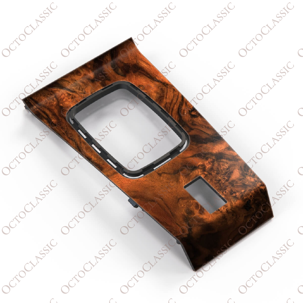 Mercedes W116 Wooden Center Console Shifter Panel 4 Wood Types A1166830636 Mercedes W116 Wooden Center Console Shifter Panel 4 Wood Types A1166830636