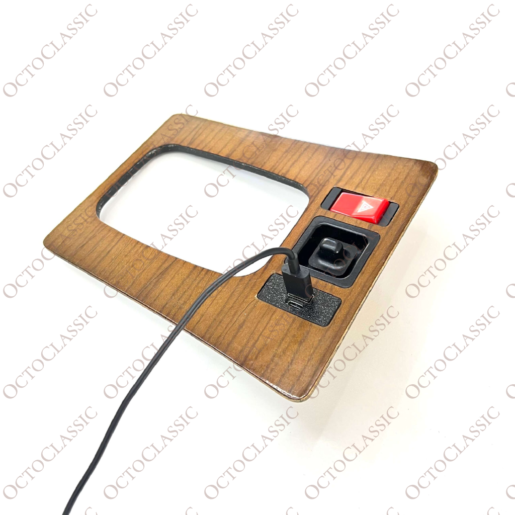Mercedes W124 / W201 Center Console Switch Blank With USB Charger Mercedes W124 / W201 Center Console Switch Blank With USB Charger
