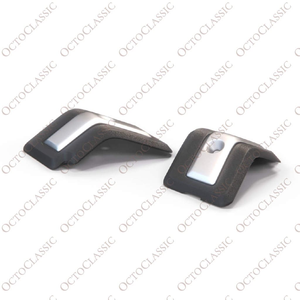 Volvo 245 Station Wagon Roof Rear Corner Trim Left Or Right Black / Chrome 1254319 / 1254320 Volvo 245 Station Wagon Roof Rear Corner Trim Left Or Right Black / Chrome 1254319 / 1254320