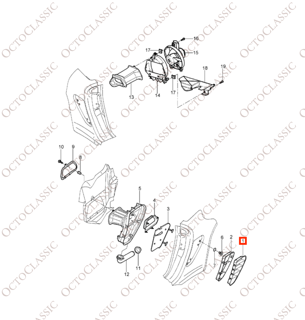 Porsche 987 Boxster Griglia di ingresso aria in fibra di carbonio Set di 2 98750456101 / 98750456201 Porsche 987 Boxster Griglia di ingresso aria in fibra di carbonio Set di 2 98750456101 / 98750456201