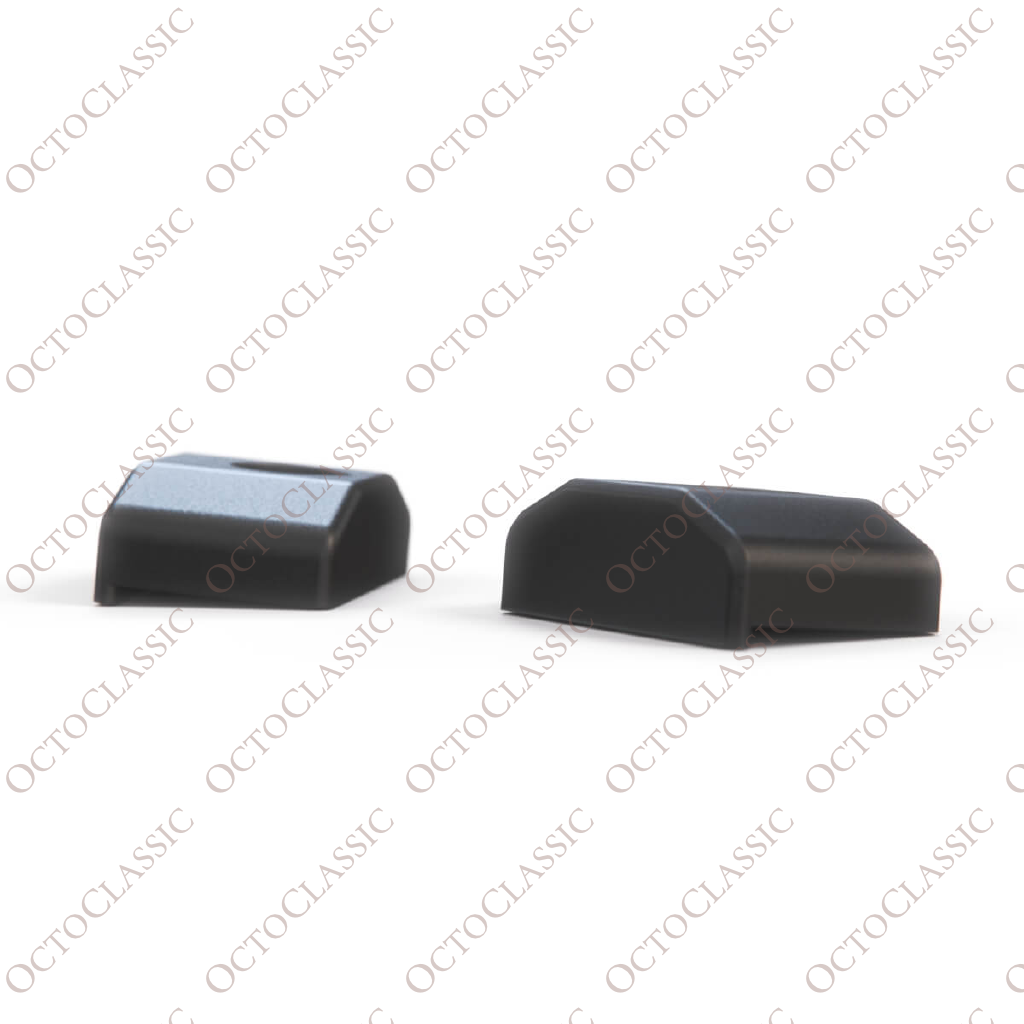Juego de 2 parachoques de goma para rejilla Mercedes W116 Negro A1169870439 Juego de 2 parachoques de goma para rejilla Mercedes W116 Negro A1169870439