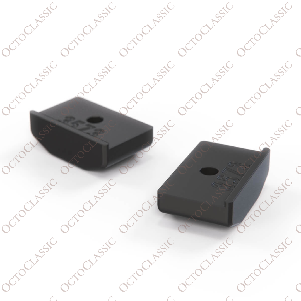 Juego de 2 parachoques de goma para rejilla Mercedes W116 Negro A1169870439 Juego de 2 parachoques de goma para rejilla Mercedes W116 Negro A1169870439