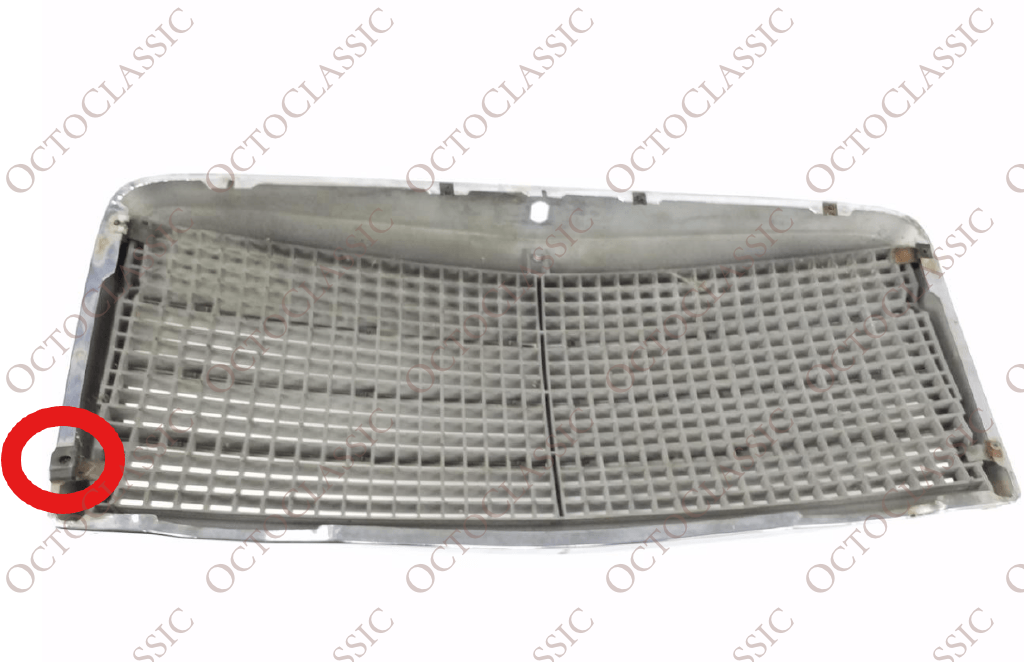 Juego de 2 parachoques de goma para rejilla Mercedes W116 Negro A1169870439 Juego de 2 parachoques de goma para rejilla Mercedes W116 Negro A1169870439