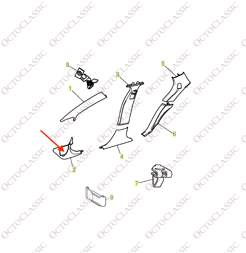 Jaguar XJ X350 Passenger A-Pillar Fuse Box Lower Trim LHD Or RHD Tutti i colori C2C9597AEK Jaguar XJ X350 Passenger A-Pillar Fuse Box Lower Trim LHD Or RHD Tutti i colori C2C9597AEK