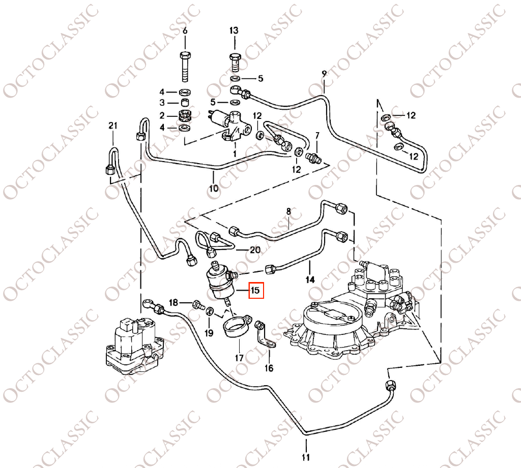 Mercedes W123 / W126 / W116 / R107 / W460 Kraftstoffdruckregler 0280161007 / 92811023102 / A0000780592 Mercedes W123 / W126 / W116 / R107 / W460 Kraftstoffdruckregler 0280161007 / 92811023102 / A0000780592