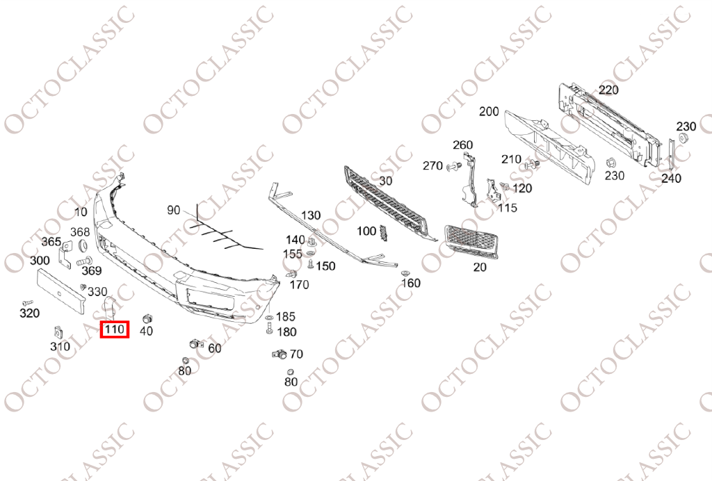 Mercedes W463 Paraurti anteriore Set di 4 pezzi neri A4638805502 A4638803302 / A46368805602 A4638803402 Mercedes W463 Paraurti anteriore Set di 4 pezzi neri A4638805502 A4638803302 / A46368805602 A4638803402