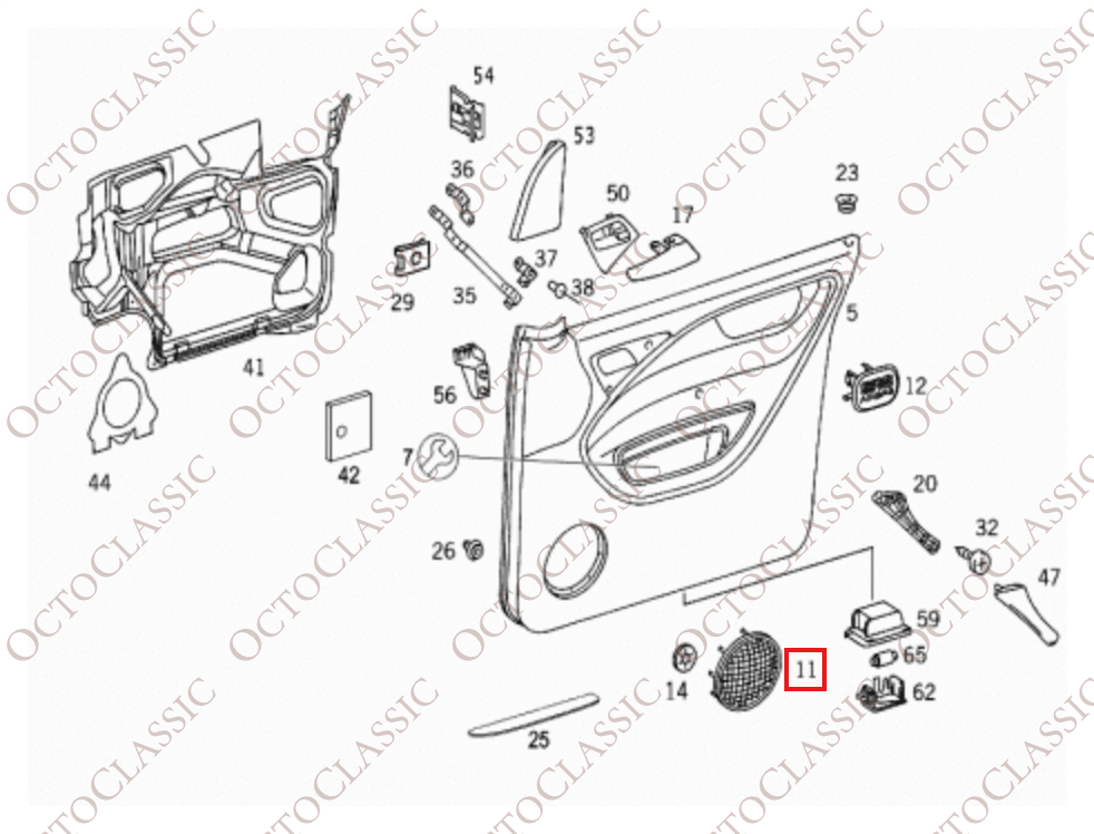 Mercedes W163 Front Door Speaker Grille Cover All Colors A1637270188 Mercedes W163 Front Door Speaker Grille Cover All Colors A1637270188